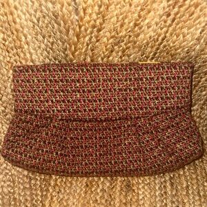 NaNa Crochet Tweed Clutch/ Purse.